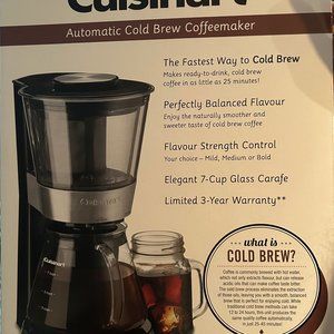 Cuisinart – 7-Cup Automatic Cold Brew Coffeemaker DCB-10IHR